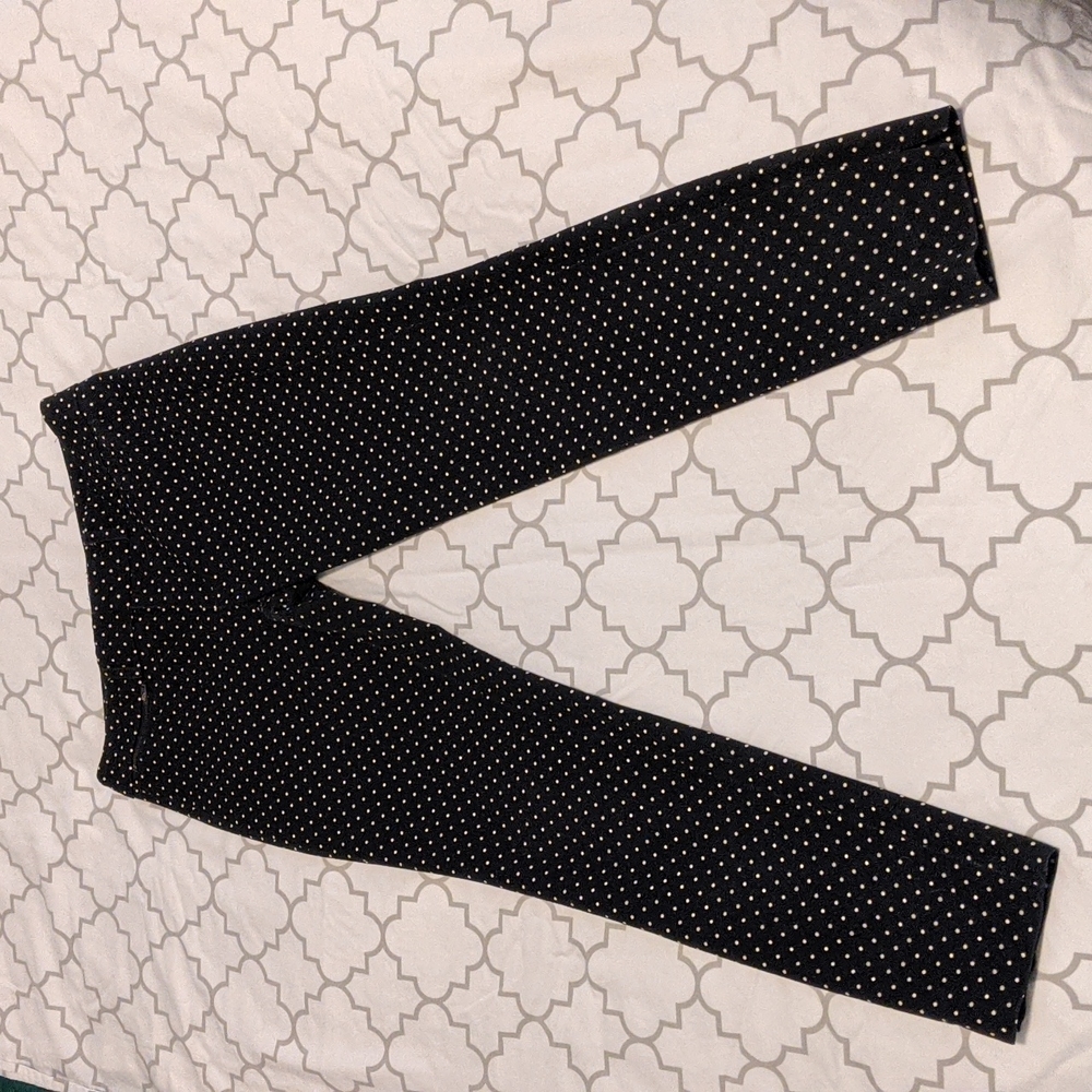 Black and White Polka Dot Pants